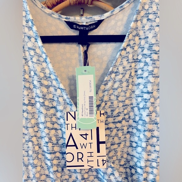 Stitch Fix 41 Hawthorn Liana Faux Wrap Knit Dress - Picture 4 of 4